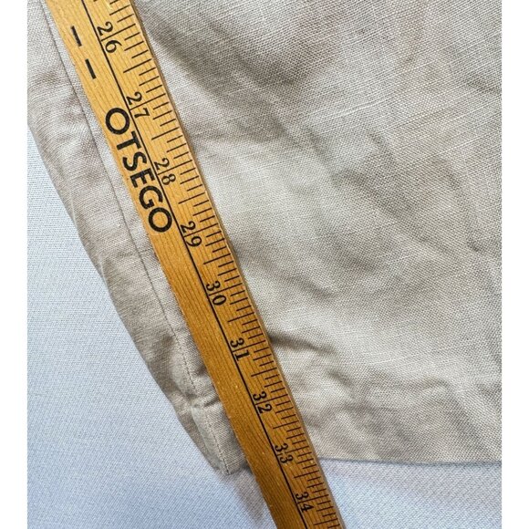 Sean John Mens Straight Relaxed Pants Size 34 Beige Flat Front Pockets Casual - Picture 9 of 13